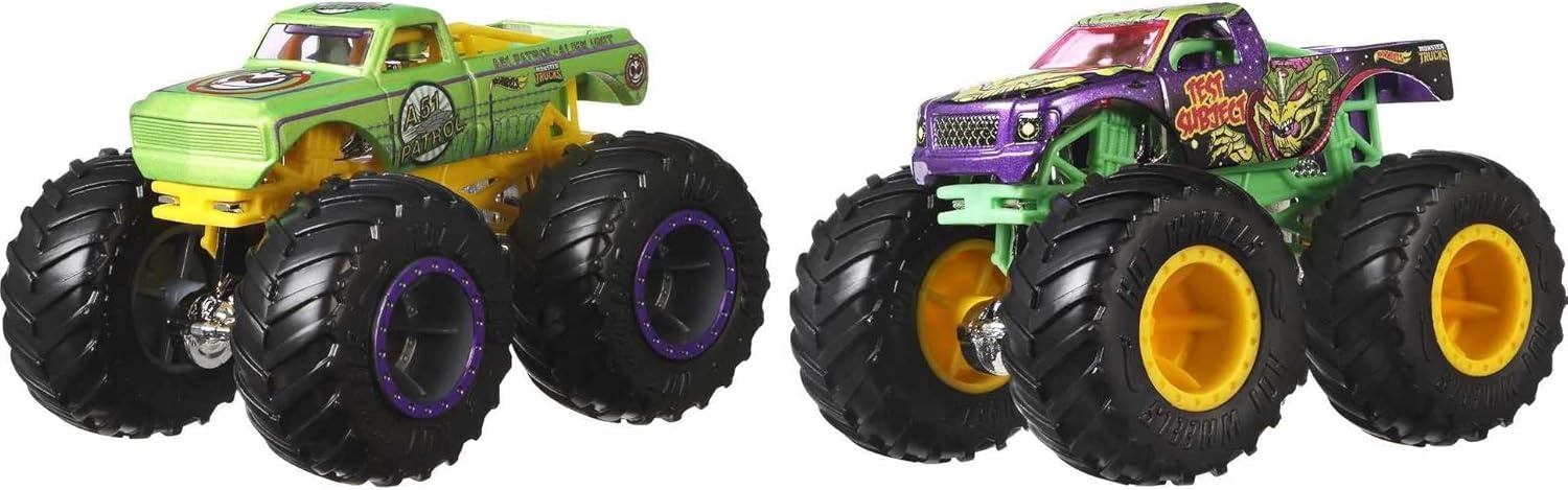 image:imageHot Wheels Monster Trucks 164 Scale DieCast Ultimate Chaos 12 Pack Toy Vehicles for Kids Ages 3 years and older Amazon Exclusive2Pack Demolition