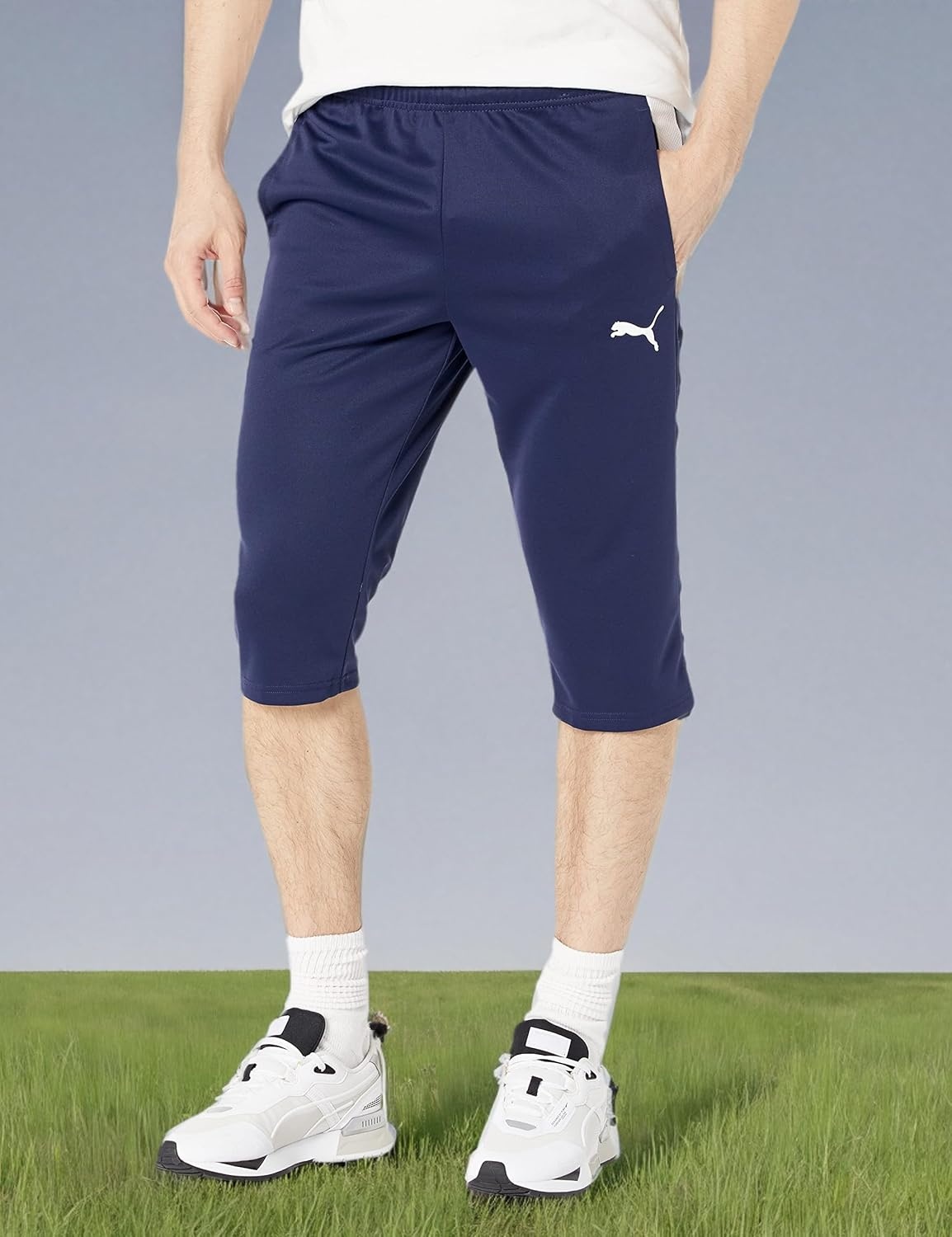 image:imagePUMA Active Woven 34 PantsPeacoatpuma White