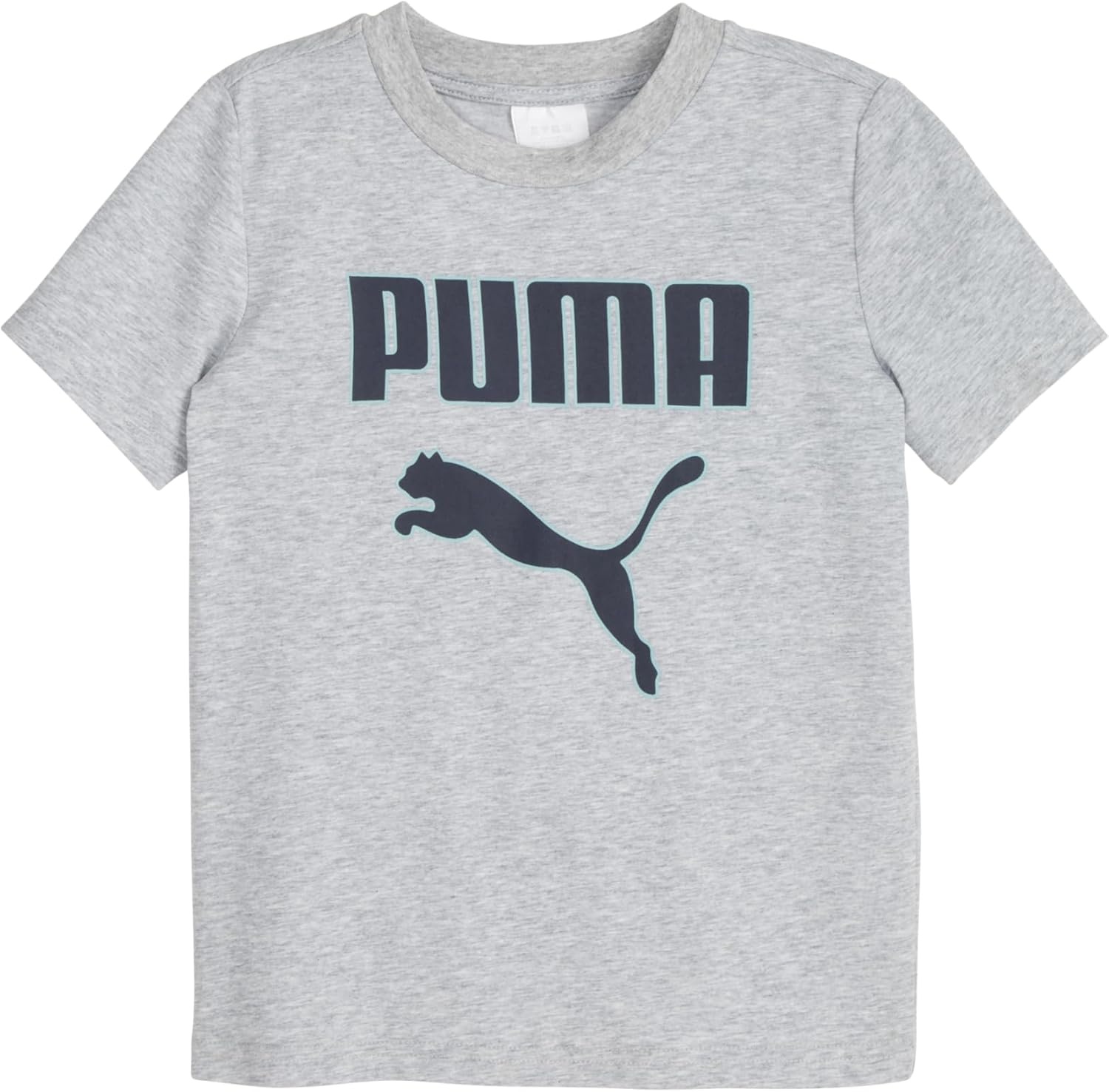 image:imagePUMA Boys 3 Piece Set Short Sleeve Cotton Jersey Tshirts amp Matching Tricot PantHeather GreyMint