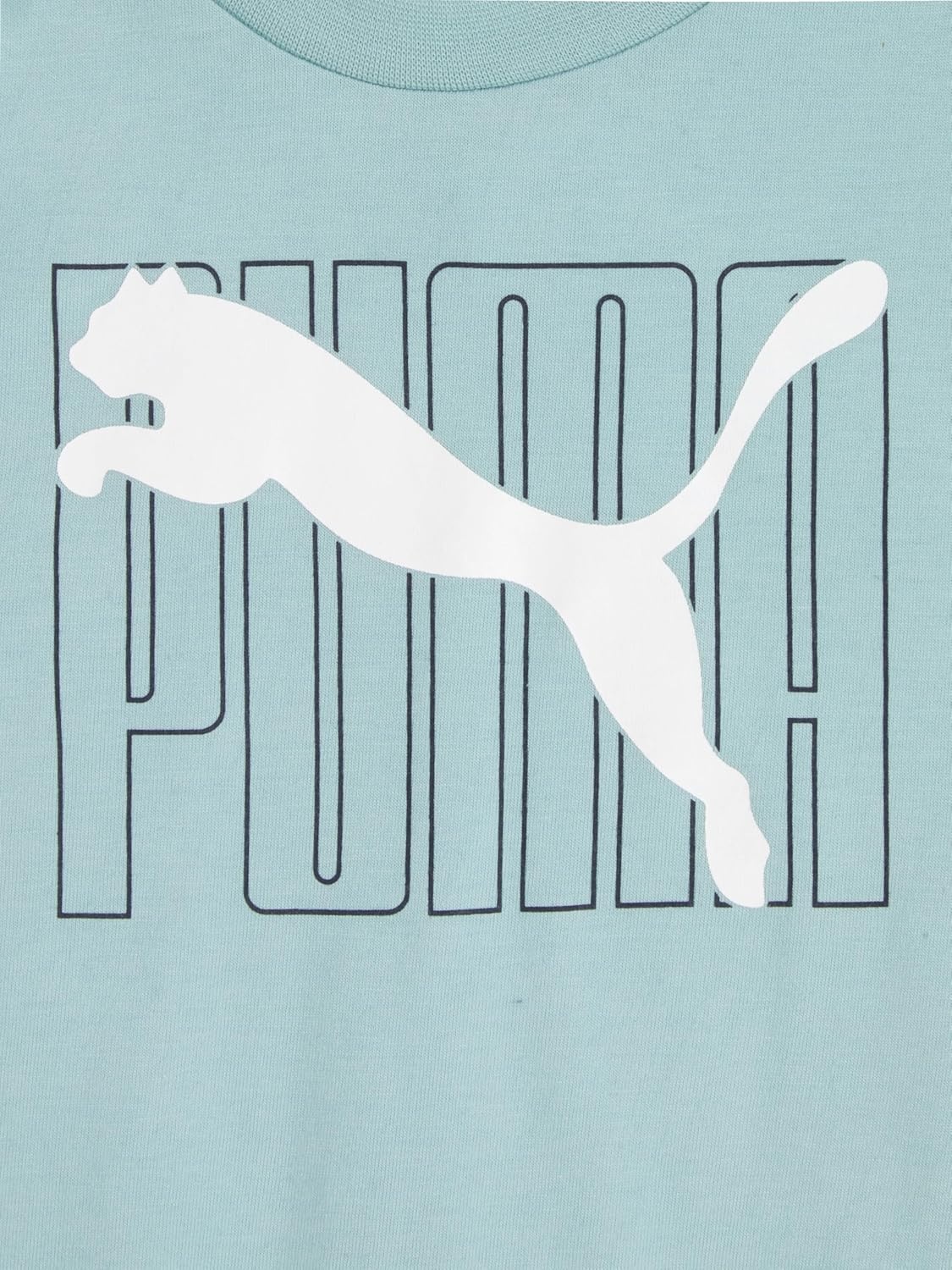 image:imagePUMA Boys 3 Piece Set Short Sleeve Cotton Jersey Tshirts amp Matching Tricot PantHeather GreyMint