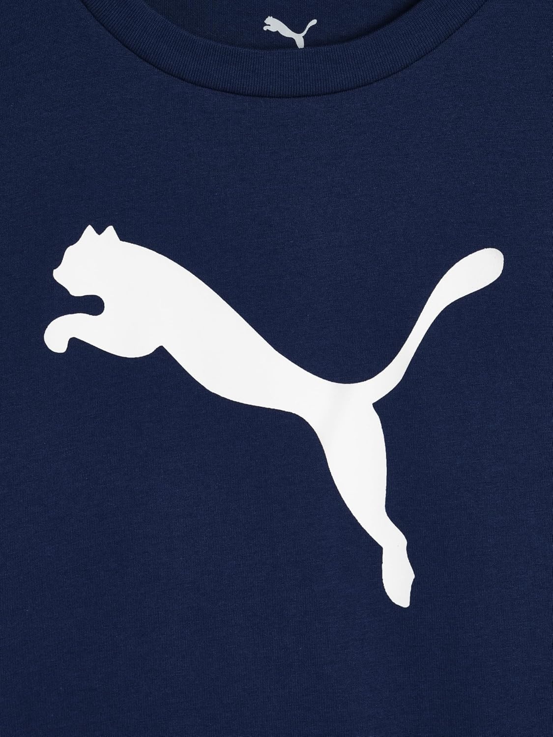 image:imagePUMA Boys Big Cat Logo TShirtBlue Jewel
