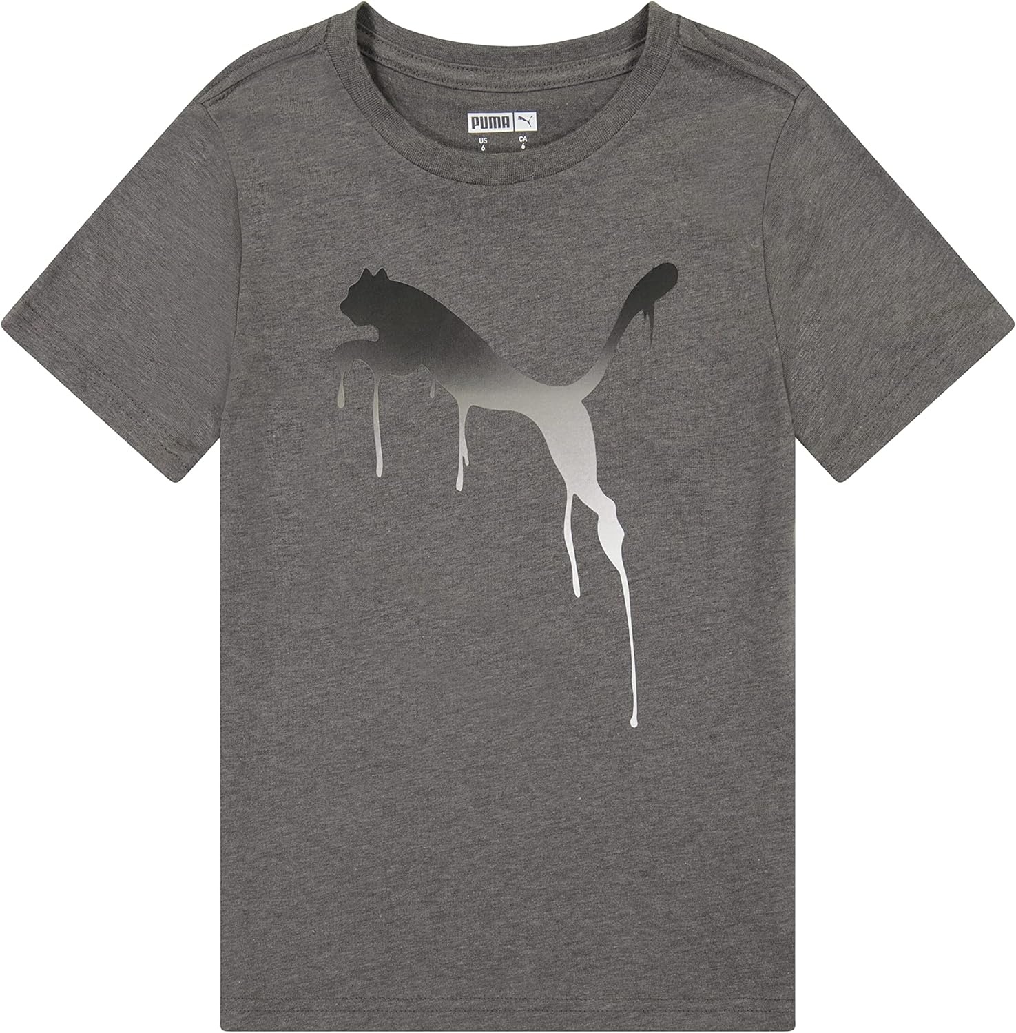 image:imagePUMA Boys Big Cat Logo TShirtCharcoal Heather