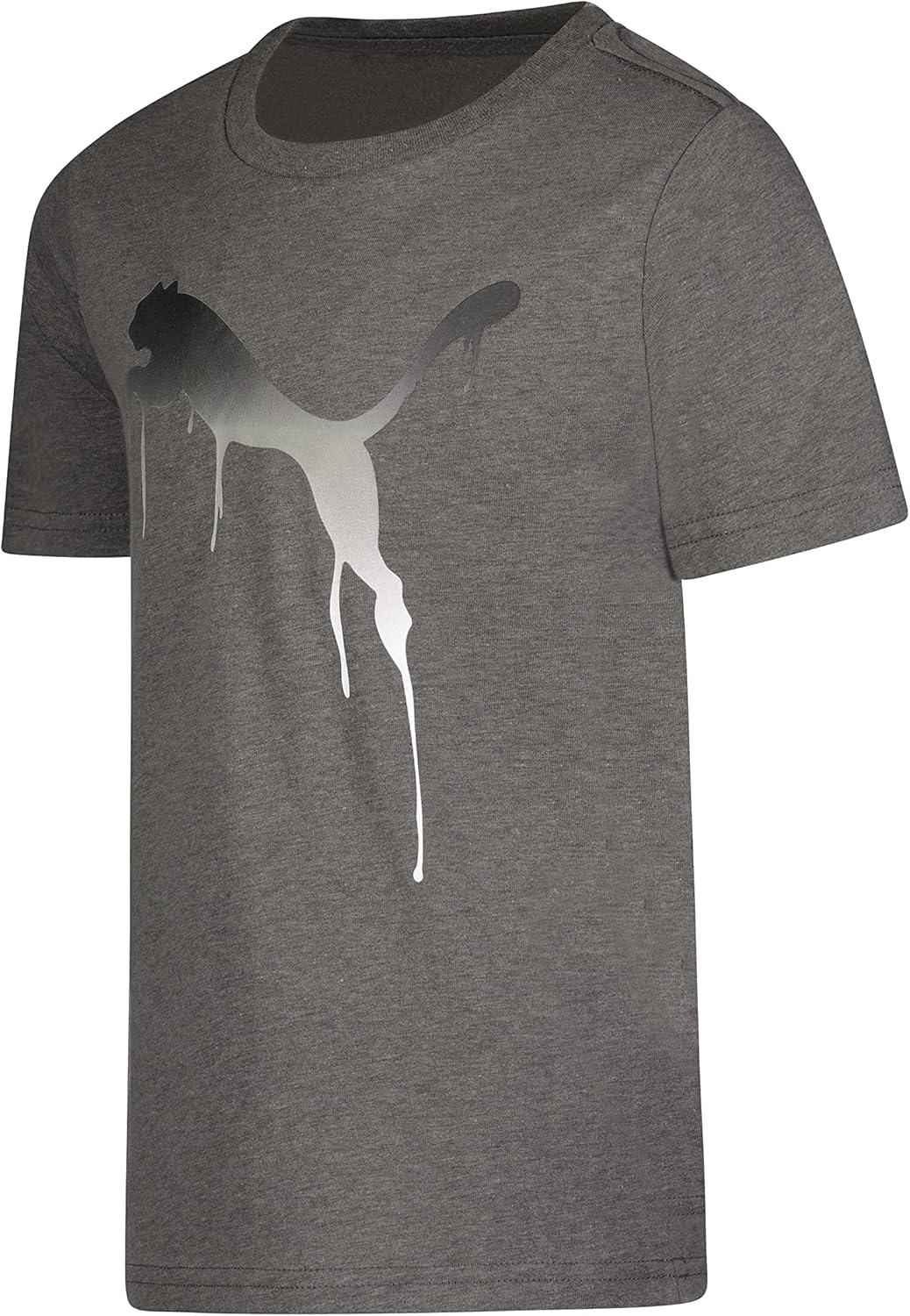 image:imagePUMA Boys Big Cat Logo TShirtCharcoal Heather