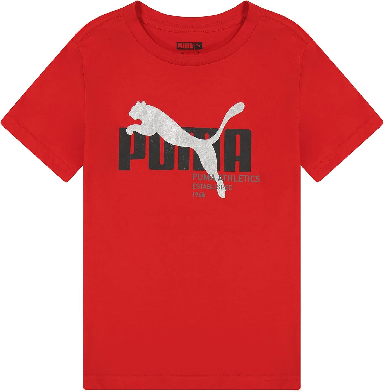 image:imagePUMA Boys Big Cat Logo TShirtHigh Risk Red