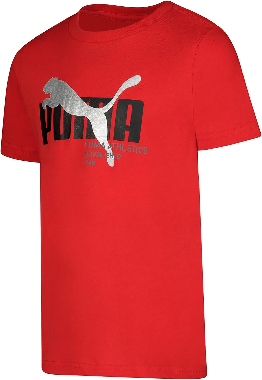 image:imagePUMA Boys Big Cat Logo TShirtHigh Risk Red