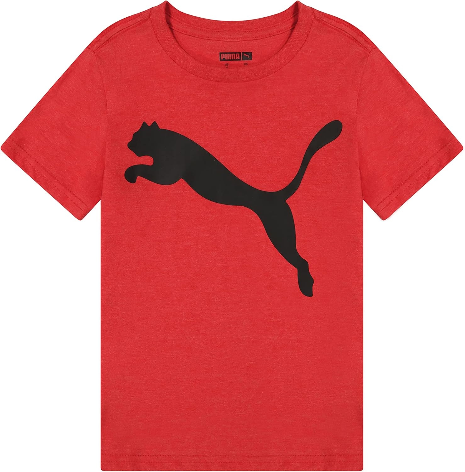image:imagePUMA Boys Big Cat Logo TShirtHigh Risk Red Heather