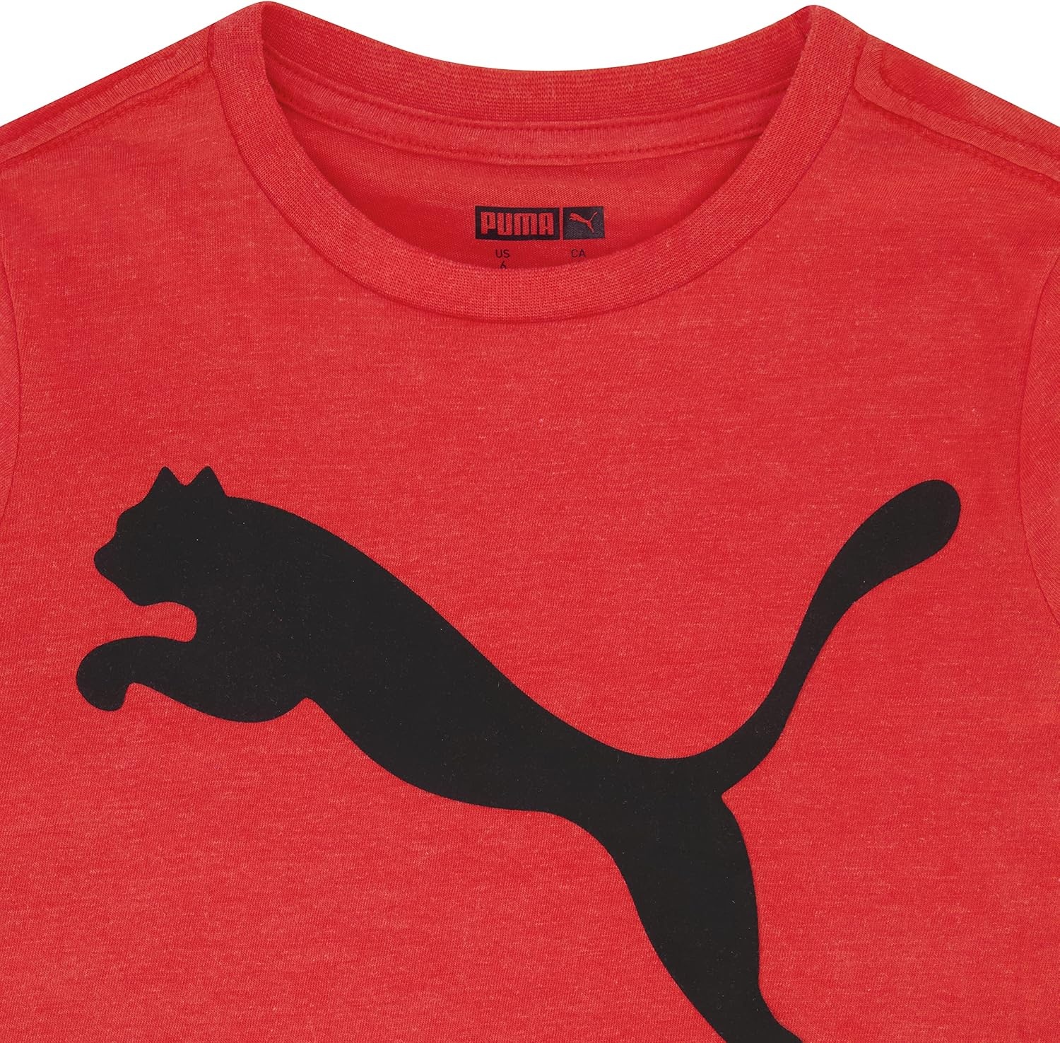 image:imagePUMA Boys Big Cat Logo TShirtHigh Risk Red Heather