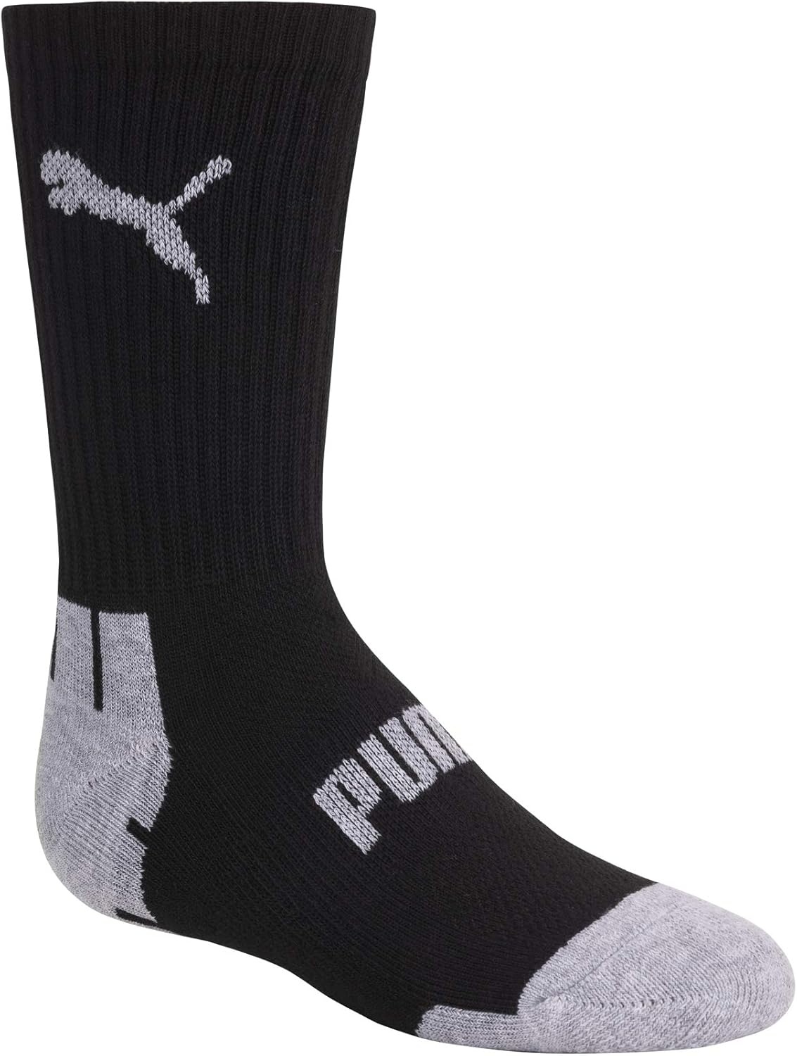 image:imagePUMA Boys Crew Socks 6PackBlackGrey