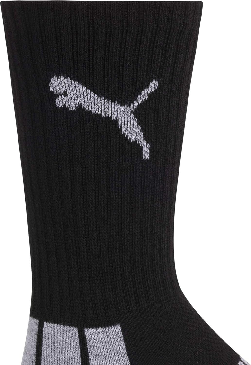 image:imagePUMA Boys Crew Socks 6PackBlackGrey