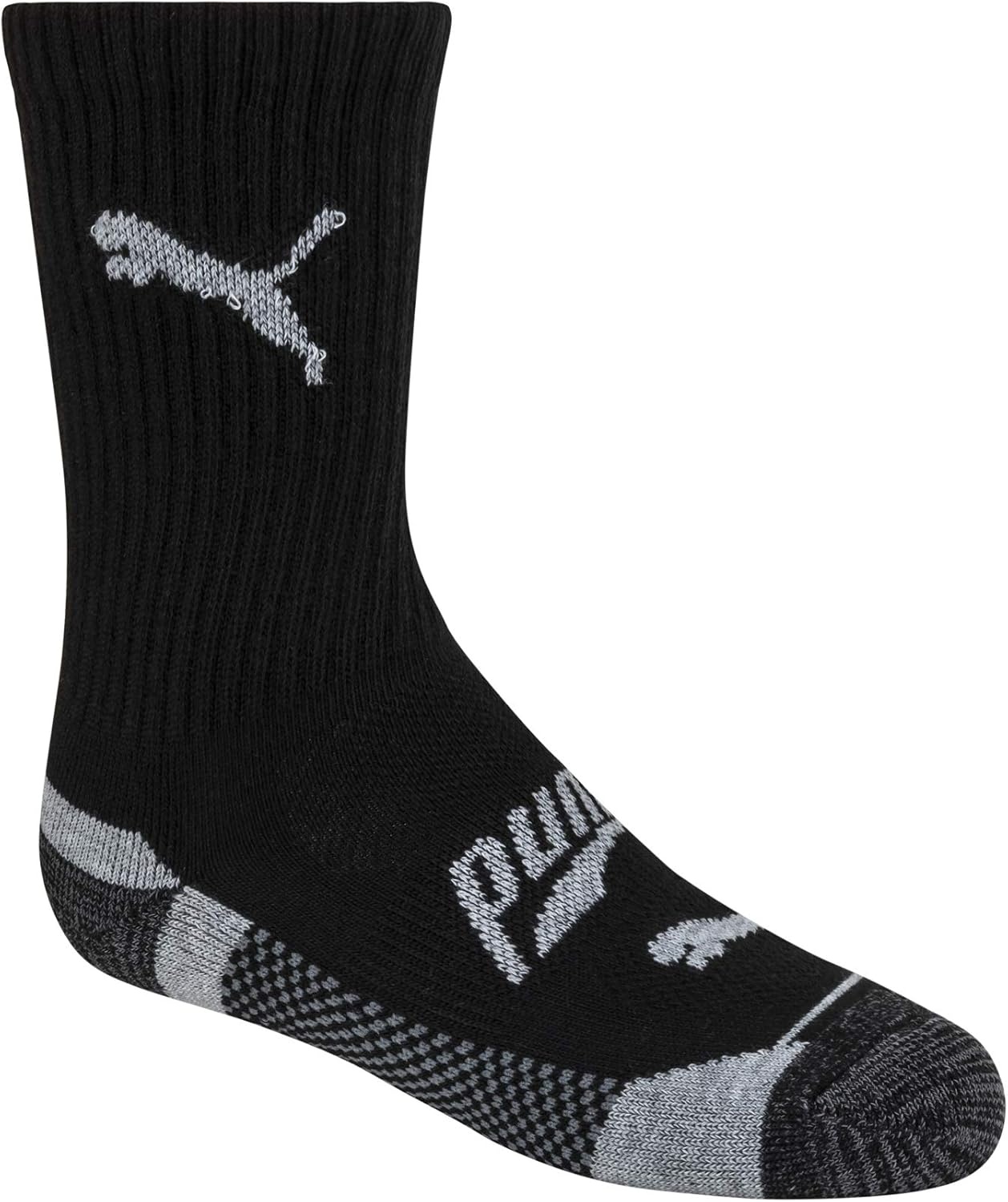 image:imagePUMA Boys Crew Socks 6PackGreyNavy
