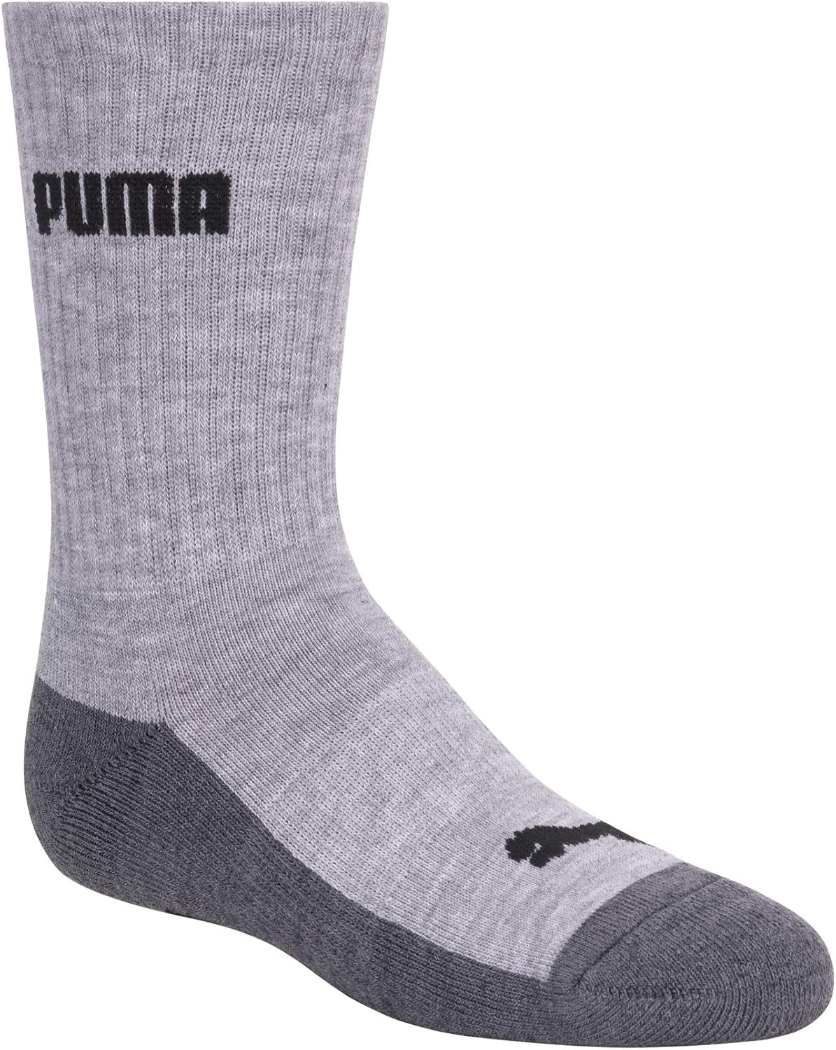 image:imagePUMA Boys Crew Socks 6PackWhiteGreyBlack
