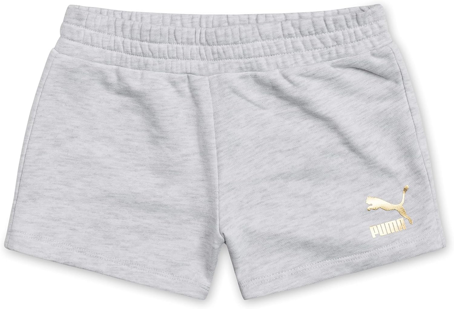 image:imagePUMA Girls 2pc Jersey SS Tee amp French Terry Short SetBlackGold