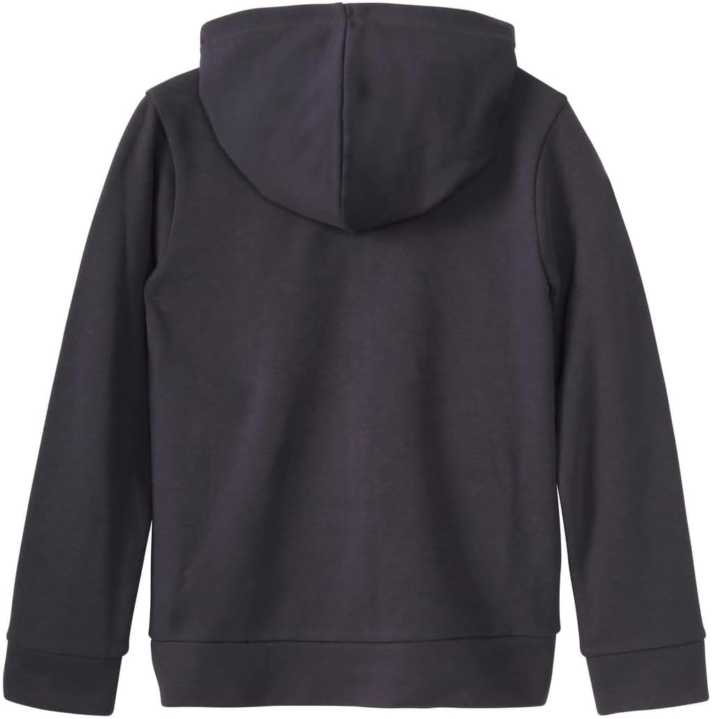 image:imagePUMA Girls Core Logo Zip Up HoodieGalactic Grey