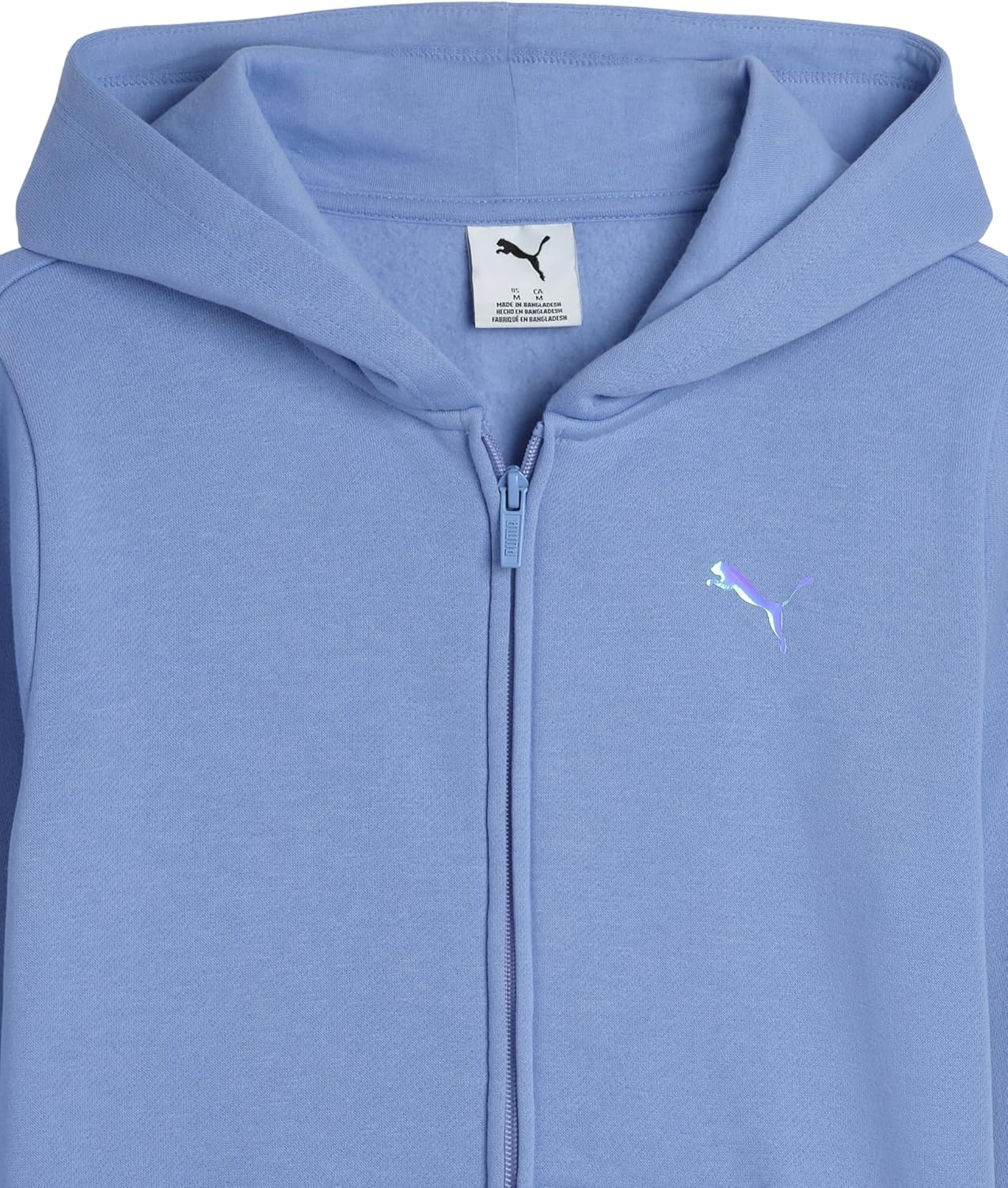 image:imagePUMA Girls Core Logo Zip Up HoodieIntense Lavender