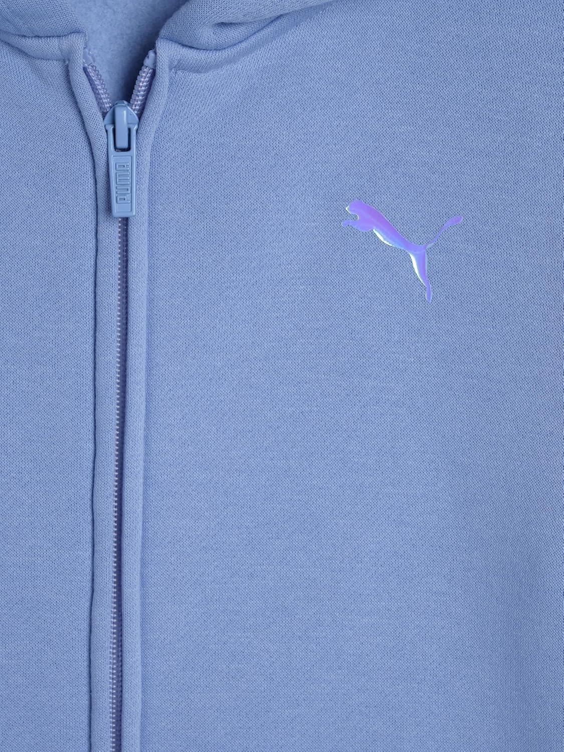 image:imagePUMA Girls Core Logo Zip Up HoodieIntense Lavender