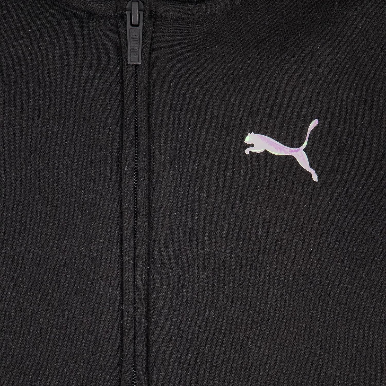 image:imagePUMA Girls Core Logo Zip Up HoodiePuma Black