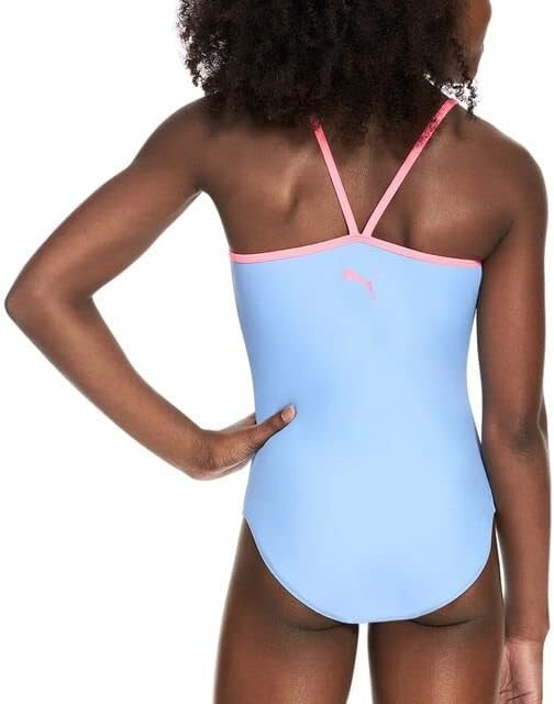 image:imagePUMA Girls One Piece Bathing Suit Athletic Swimsuit Quick Dry Day DreamDay Dream