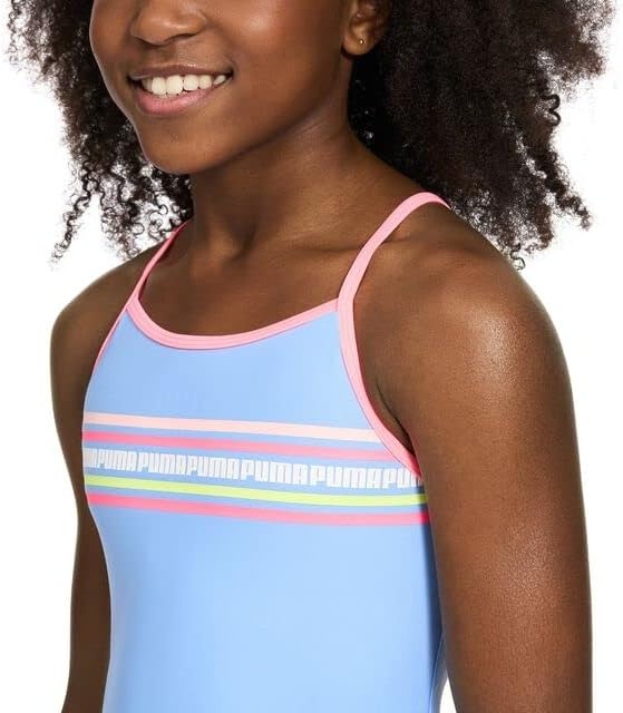 image:imagePUMA Girls One Piece Bathing Suit Athletic Swimsuit Quick Dry Day DreamDay Dream