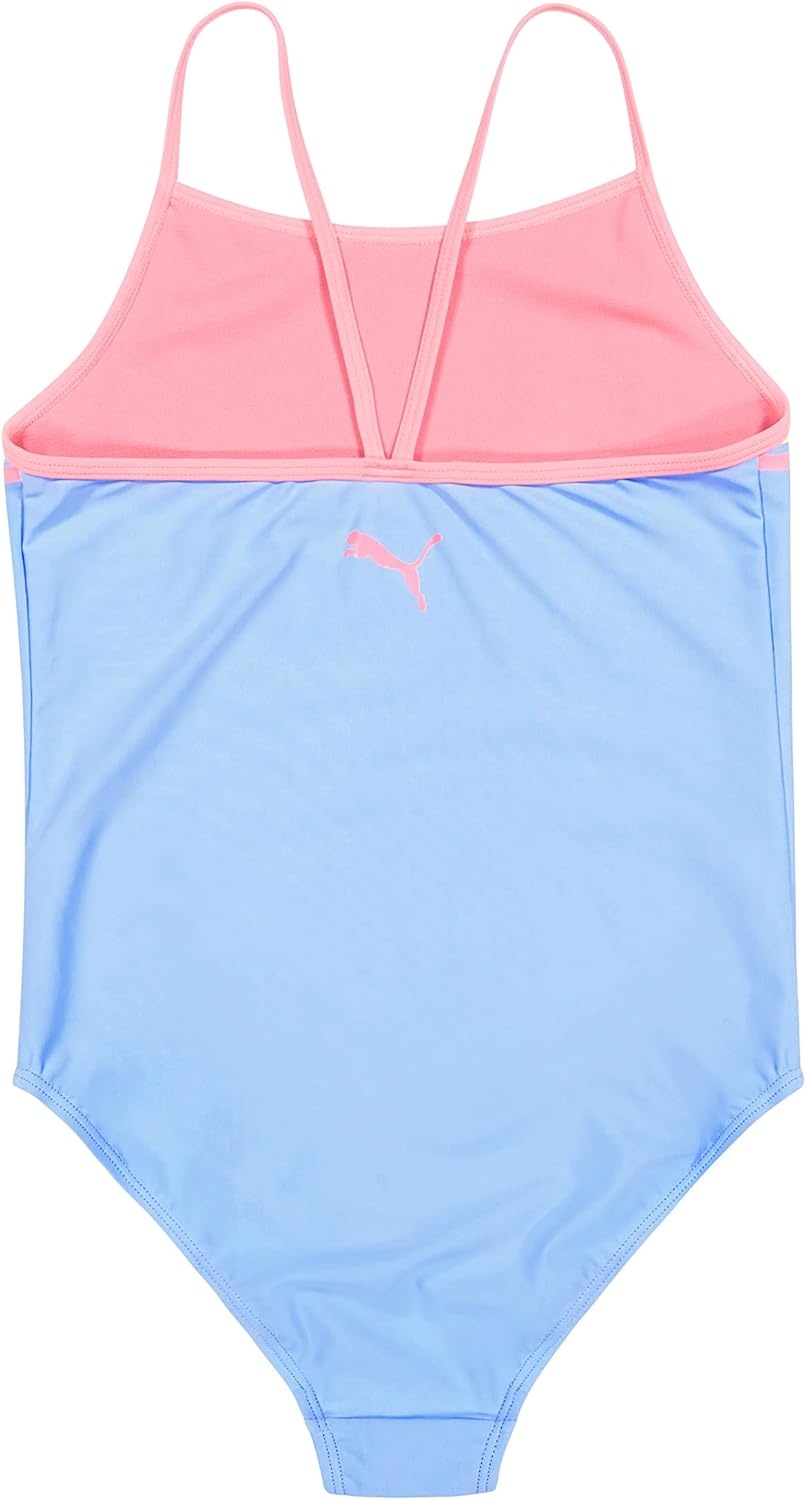 image:imagePUMA Girls One Piece Bathing Suit Athletic Swimsuit Quick Dry Day DreamDay Dream
