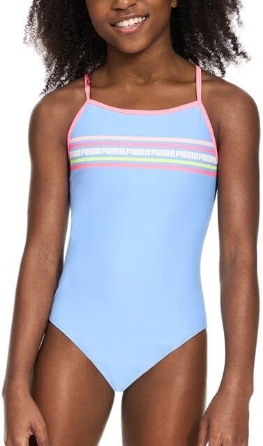 image:imagePUMA Girls One Piece Bathing Suit Athletic Swimsuit Quick Dry Day DreamDay Dream