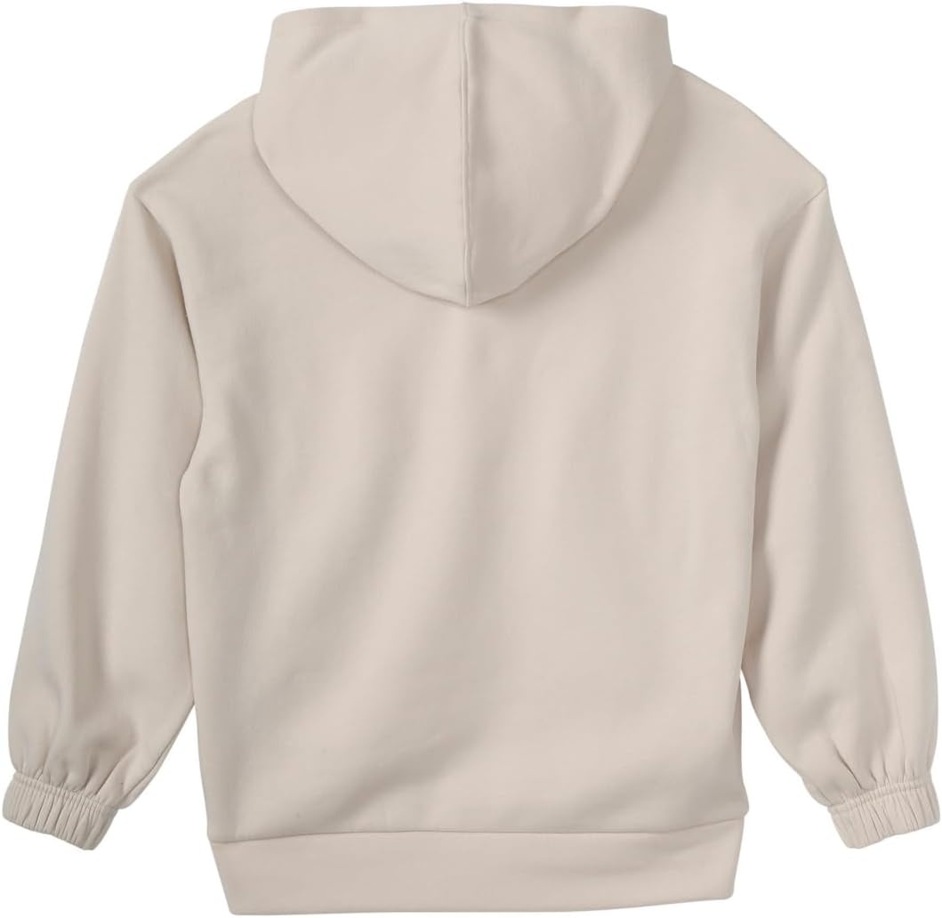 image:imagePUMA Girls Puma Vibe Pk Ctn Fleece Oversized Pullover HoodieAlpine Snow