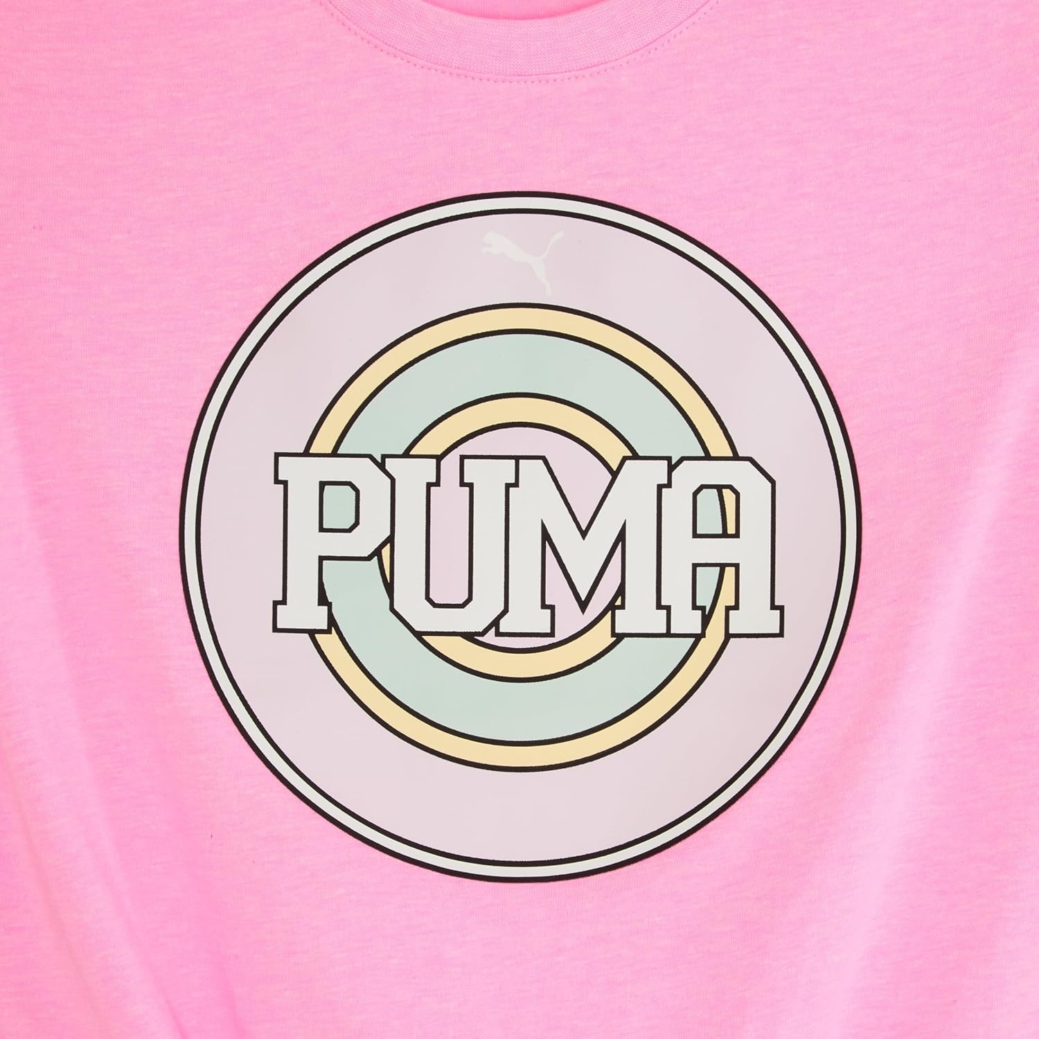image:imagePUMA Girls Short Sleeve Tee amp Legging Set Logo Graphics CrewneckPink Delight