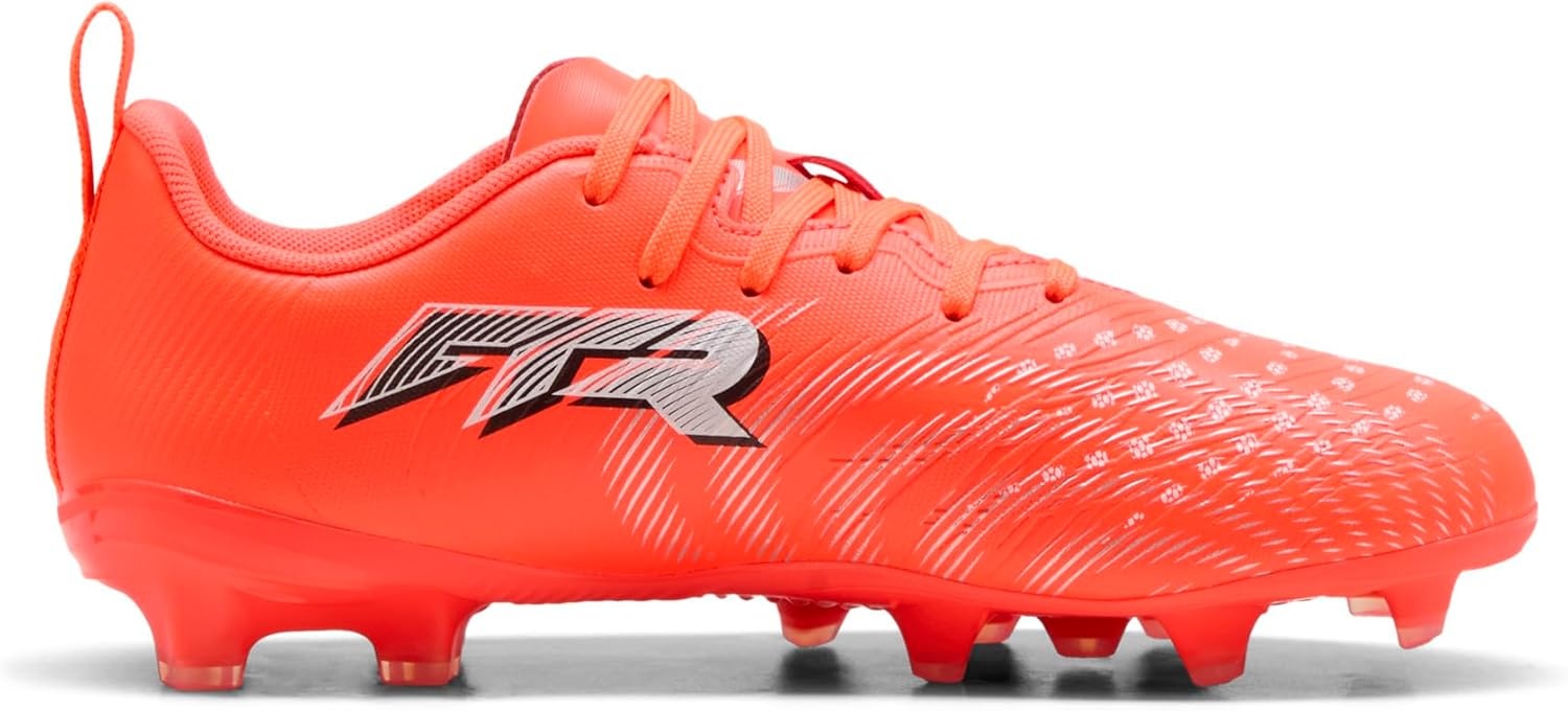 image:imagePUMA Kids Boys Future 9 Play FirmArtificial Ground Soccer Cleats RedGlowing Redpuma Whitepuma Blackpuma Silver
