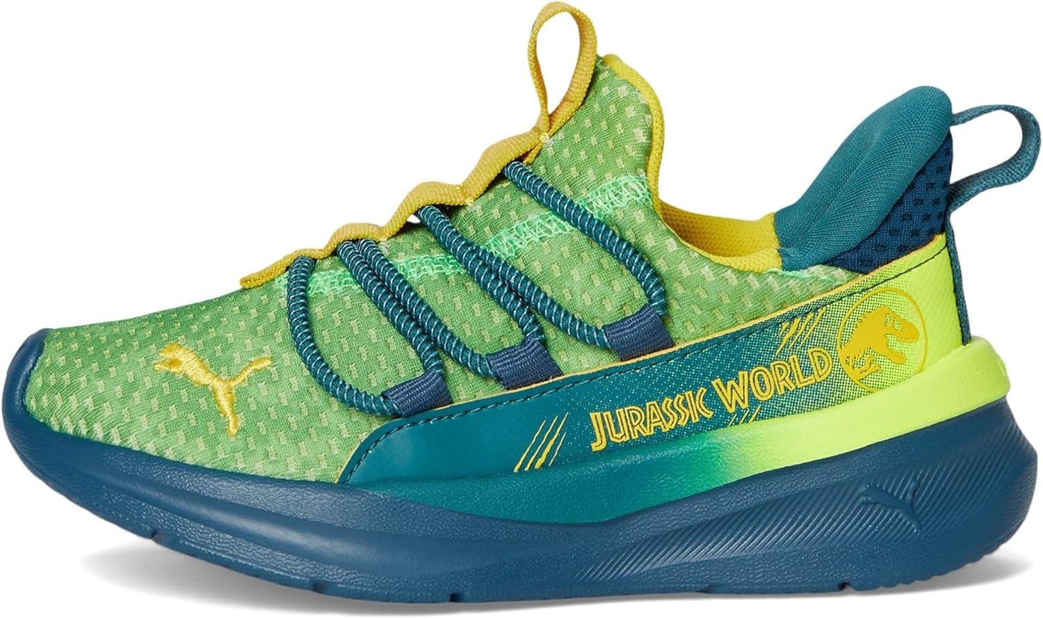 image:imagePUMA Kids Boys X Jurassic World One4all 20 Lace Up Sneakers Shoes Casual GreenGreen
