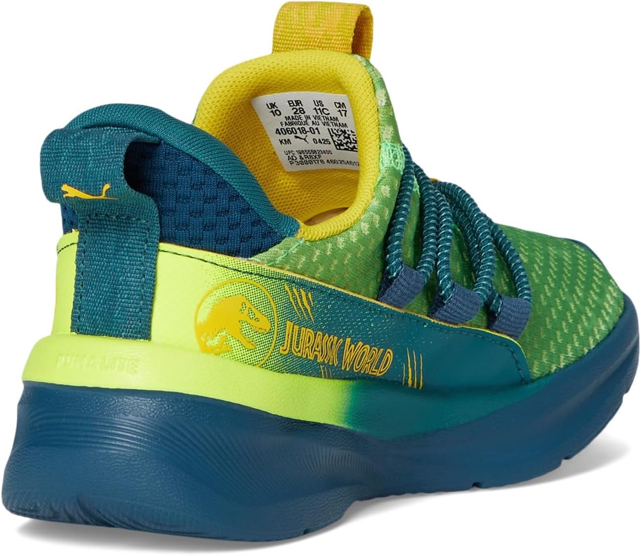 image:imagePUMA Kids Boys X Jurassic World One4all 20 Lace Up Sneakers Shoes Casual GreenGreen