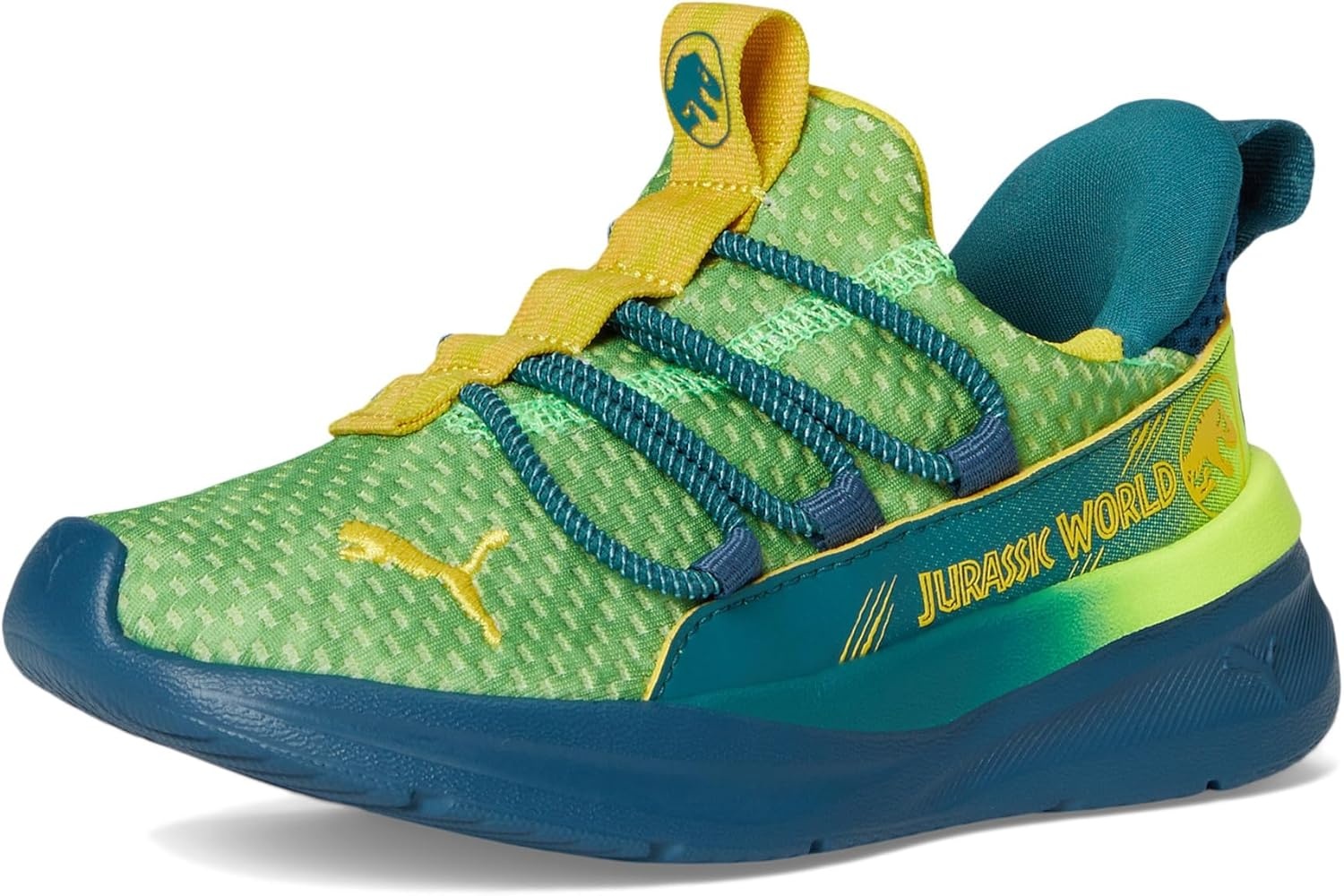 image:imagePUMA Kids Boys X Jurassic World One4all 20 Lace Up Sneakers Shoes Casual GreenGreen