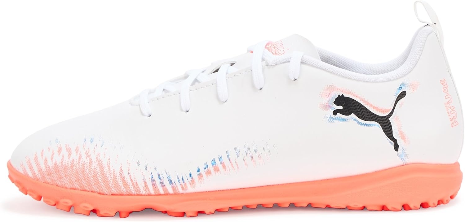 image:imagePUMA Kids Future 8 Play Turf Training Soccer Cleats Little KidBig KidWhiteblackglowing Red Ah25