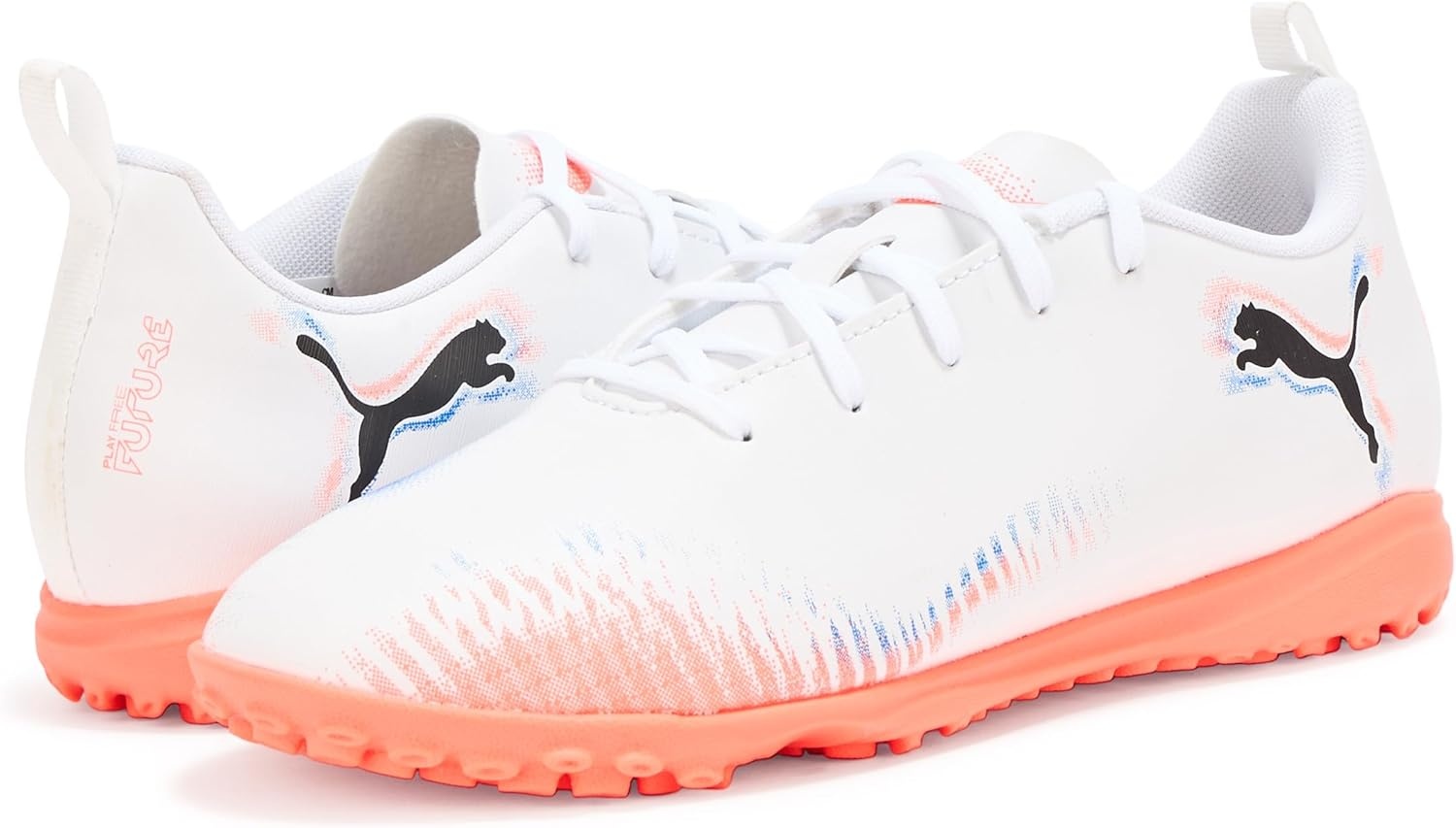 image:imagePUMA Kids Future 8 Play Turf Training Soccer Cleats Little KidBig KidWhiteblackglowing Red Ah25