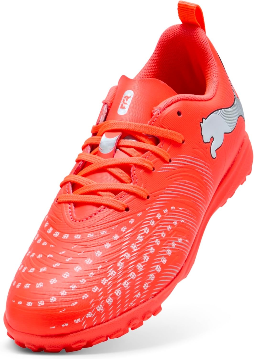 image:imagePUMA Kids Future 9 Play Turf Training Soccer Cleats Little KidBig KidGlowing Redpuma Whitepuma Blackpuma Silver
