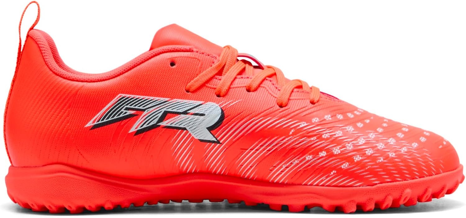 image:imagePUMA Kids Future 9 Play Turf Training Soccer Cleats Little KidBig KidGlowing Redpuma Whitepuma Blackpuma Silver