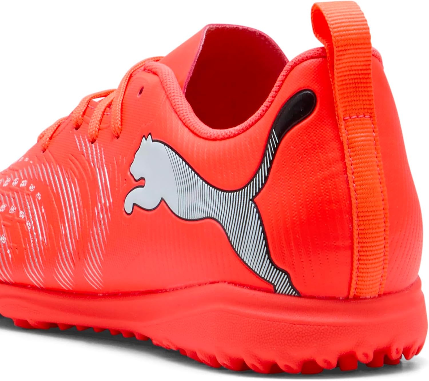 image:imagePUMA Kids Future 9 Play Turf Training Soccer Cleats Little KidBig KidGlowing Redpuma Whitepuma Blackpuma Silver