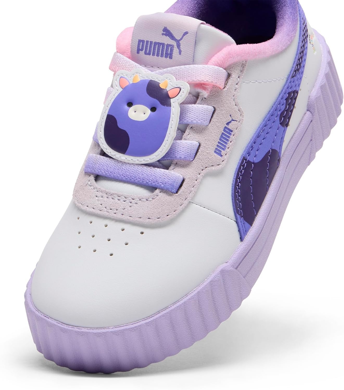 image:imagePUMA Kids Girls Carina 30 Ingred Sneakers Shoes Casual Purple WhitePurple