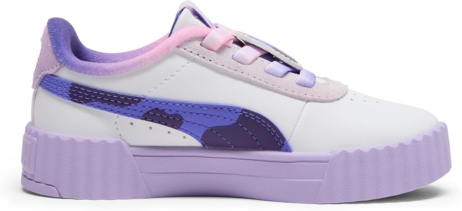 image:imagePUMA Kids Girls Carina 30 Ingred Sneakers Shoes Casual Purple WhiteWhite