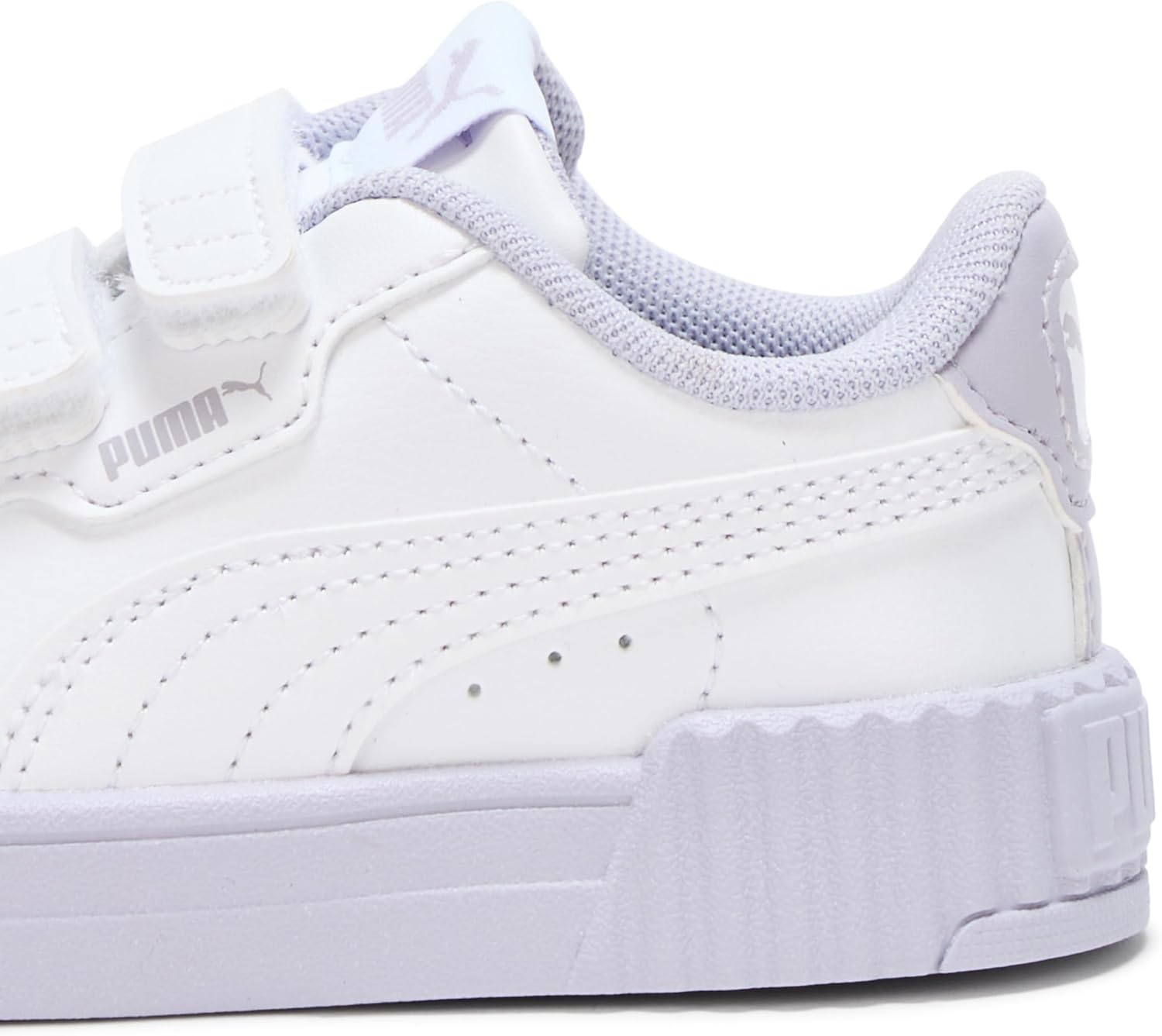 image:imagePUMA Kids Girls Carina 30 V Sneakers Shoes CasualWhitelilac Crush Ah25
