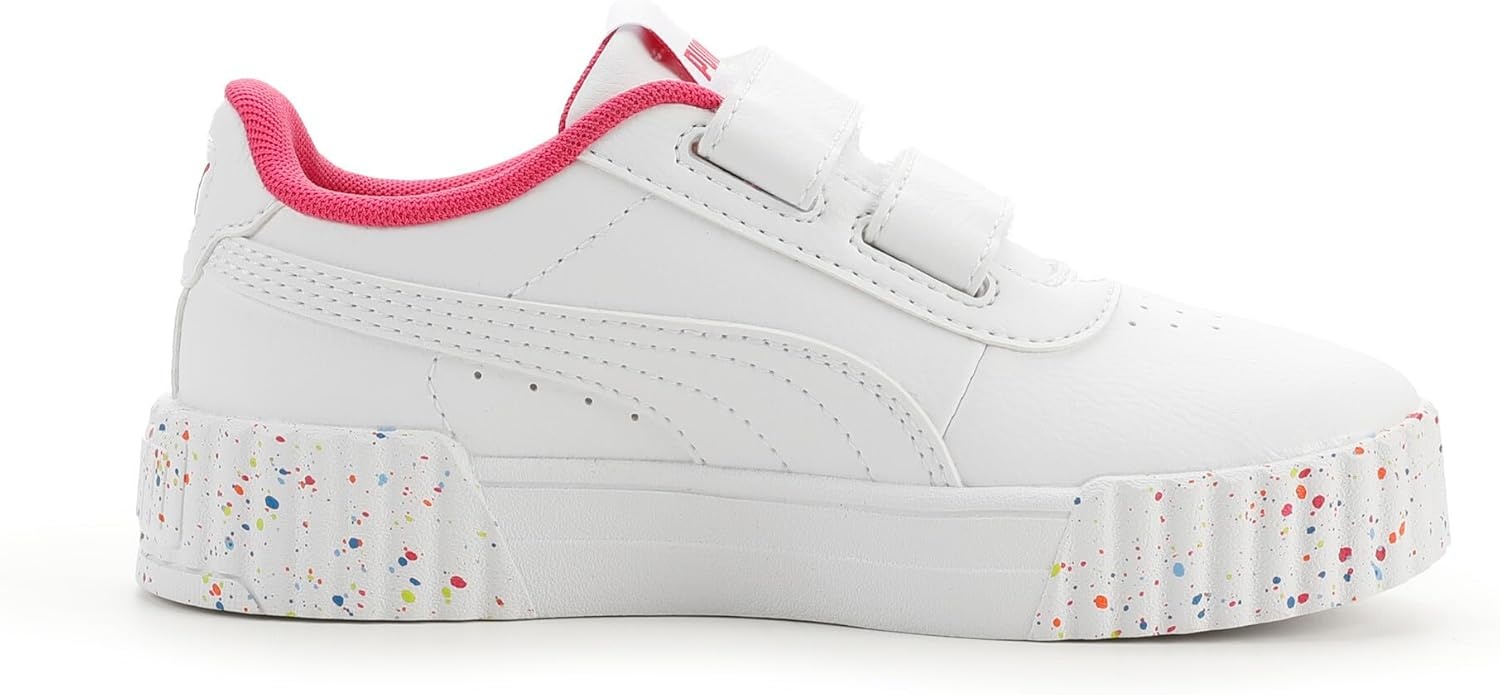 image:imagePUMA Kids Girls Carina 30 V Sneakers Shoes CasualWhitepink Ah25