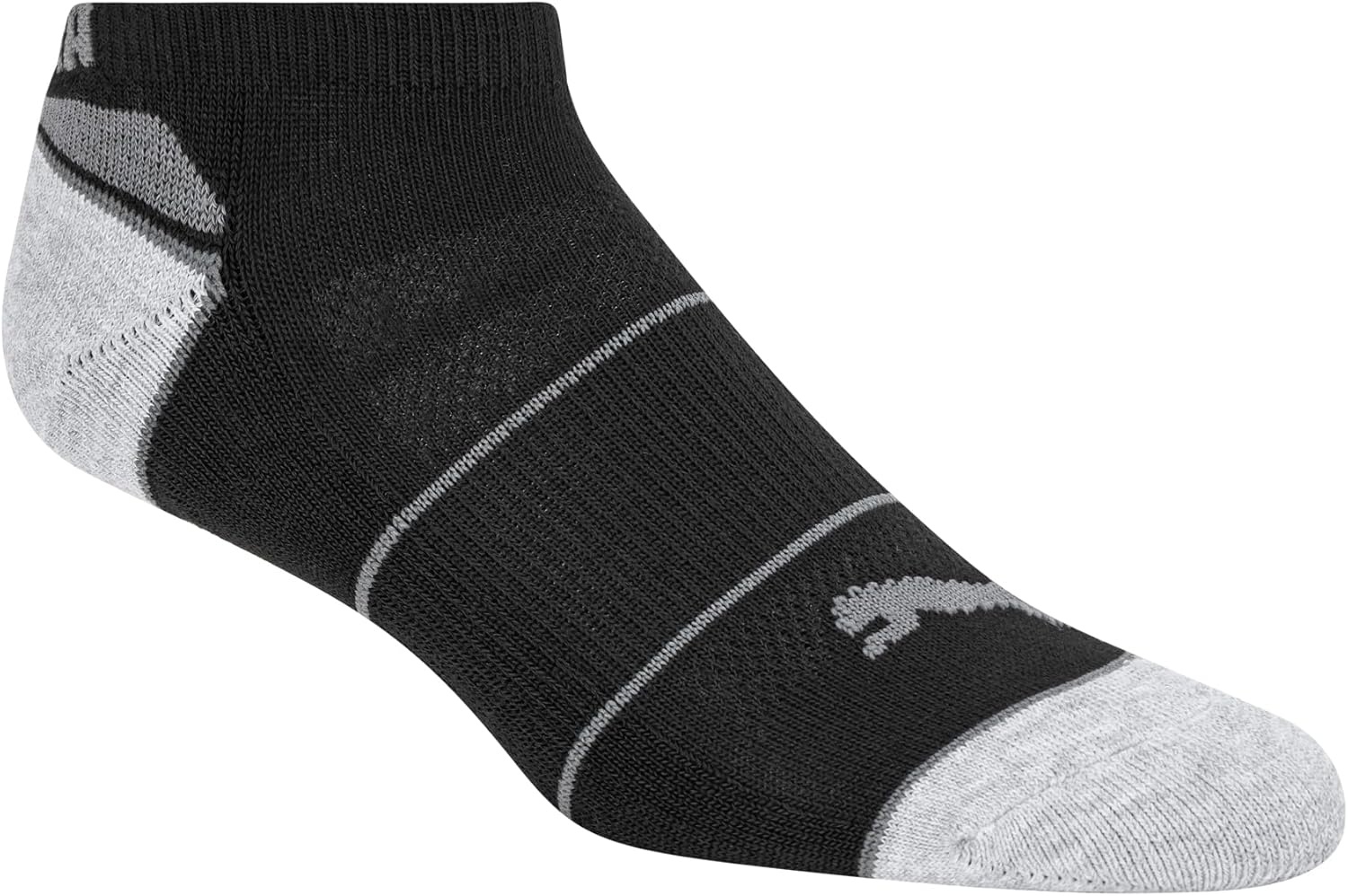 image:imagePUMA Kids Low Cut Extra Cushion amp Arch Support Socks 8PackBlackRed