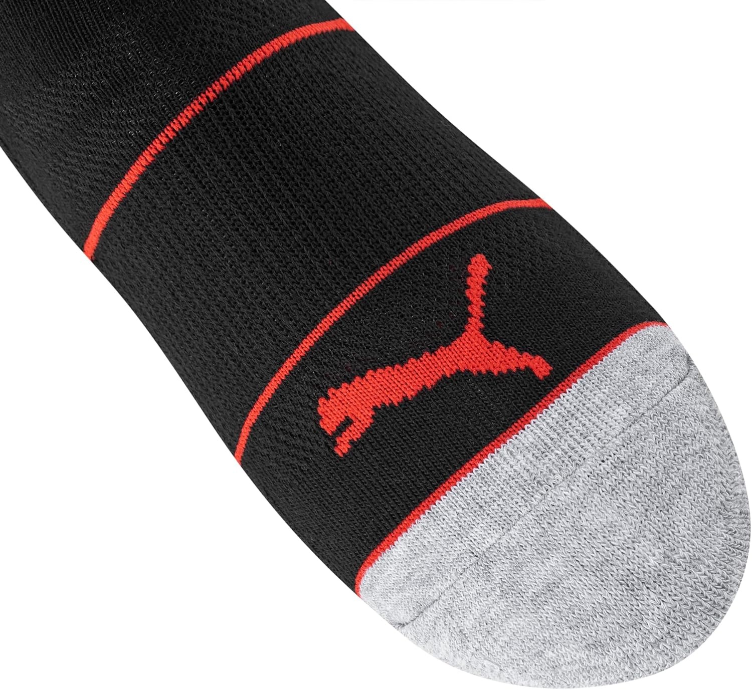 image:imagePUMA Kids Low Cut Extra Cushion amp Arch Support Socks 8PackBlackRed