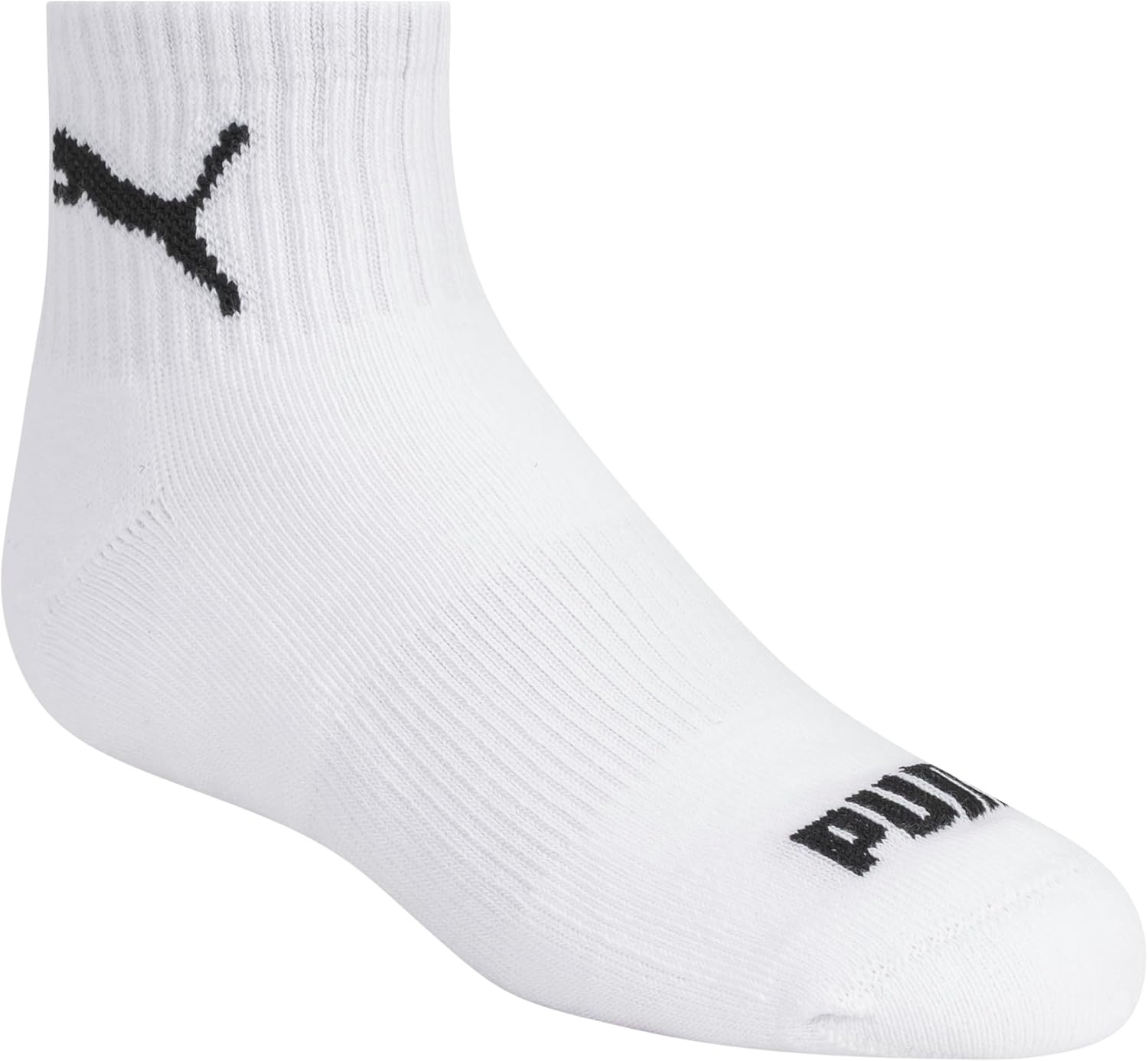 image:imagePUMA Kids Low Cut Extra Cushion amp Arch Support Socks 8PackWhite