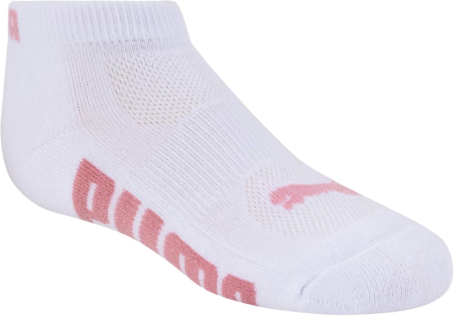 image:imagePUMA Kids Low Cut Extra Cushion amp Arch Support Socks 8PackWhiteBright