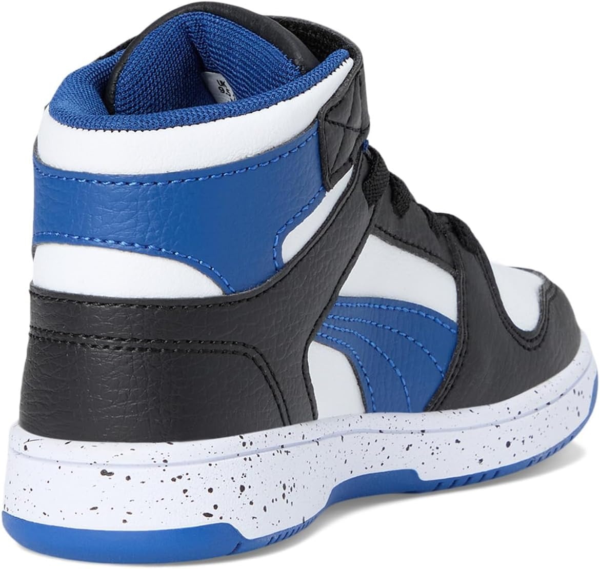 image:imagePUMA Kids Rebound Layup Mid Hook and Loop SneakersBlackpro Bluewhite Ah25