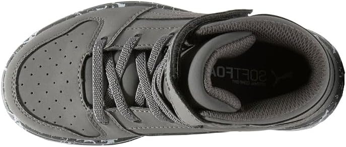 image:imagePUMA Kids Rebound Layup Mid Hook and Loop SneakersCool Dark Grayblack Ss25