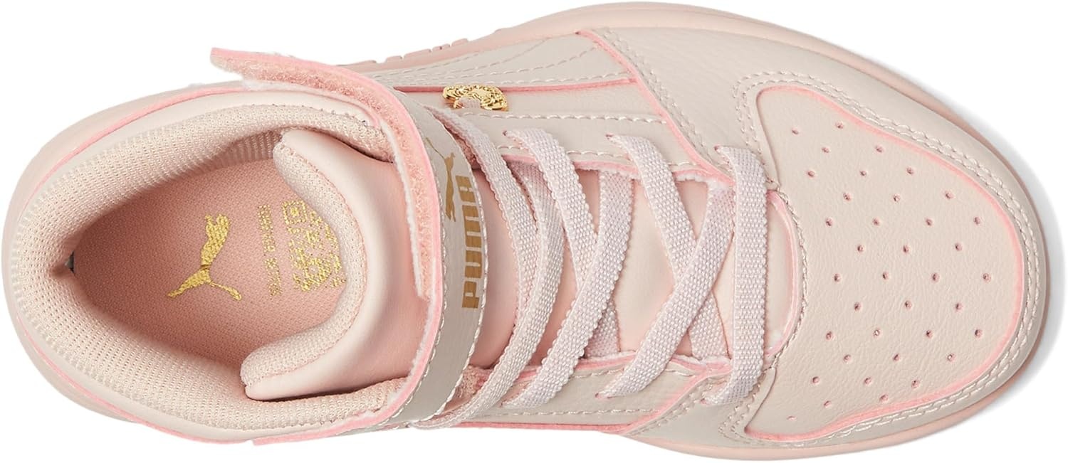 image:imagePUMA Kids Rebound Layup Mid Hook and Loop SneakersIsland Pinkgold