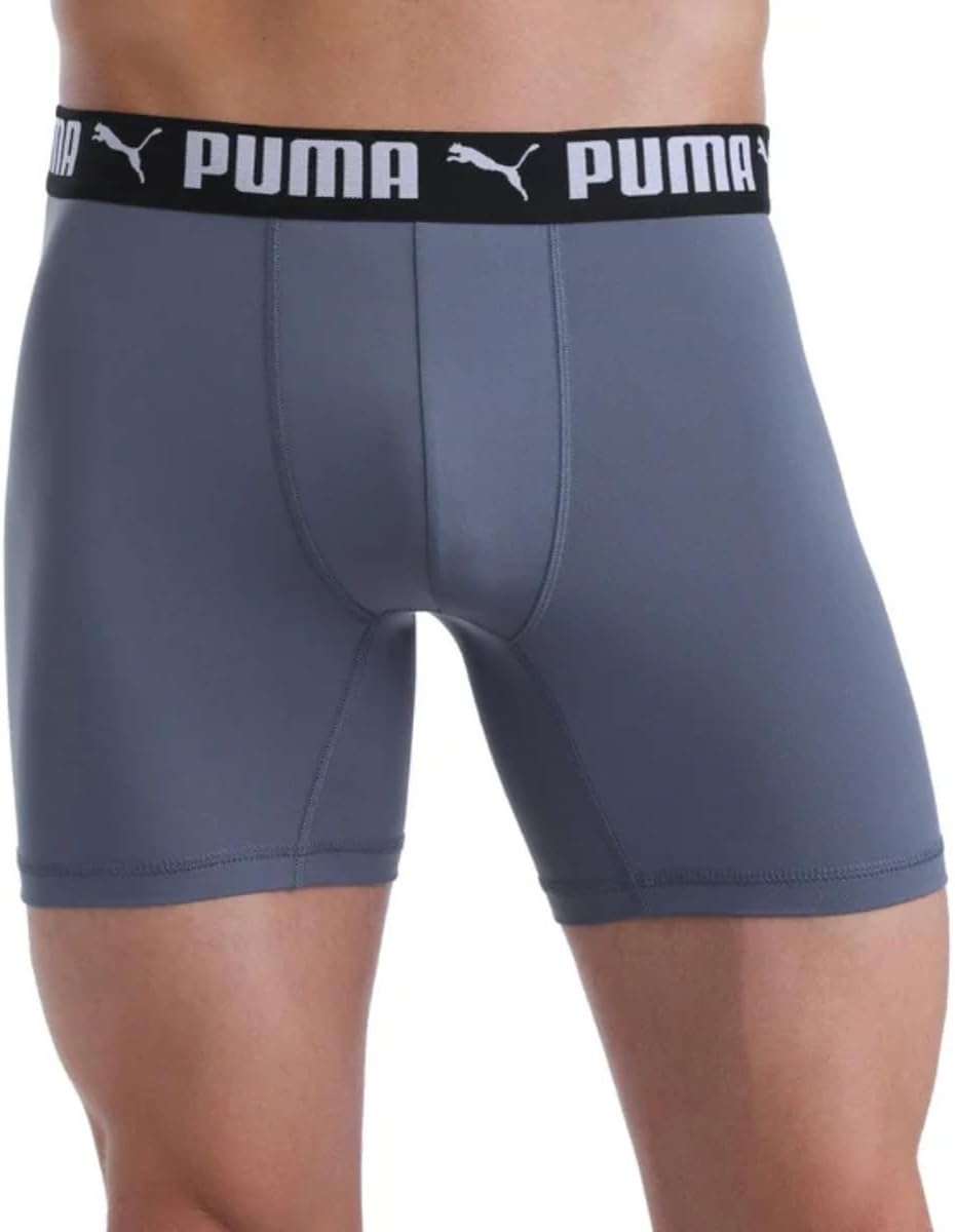 image:imagePUMA Mens 5 Pack Performance Boxer BriefsBlackBlue