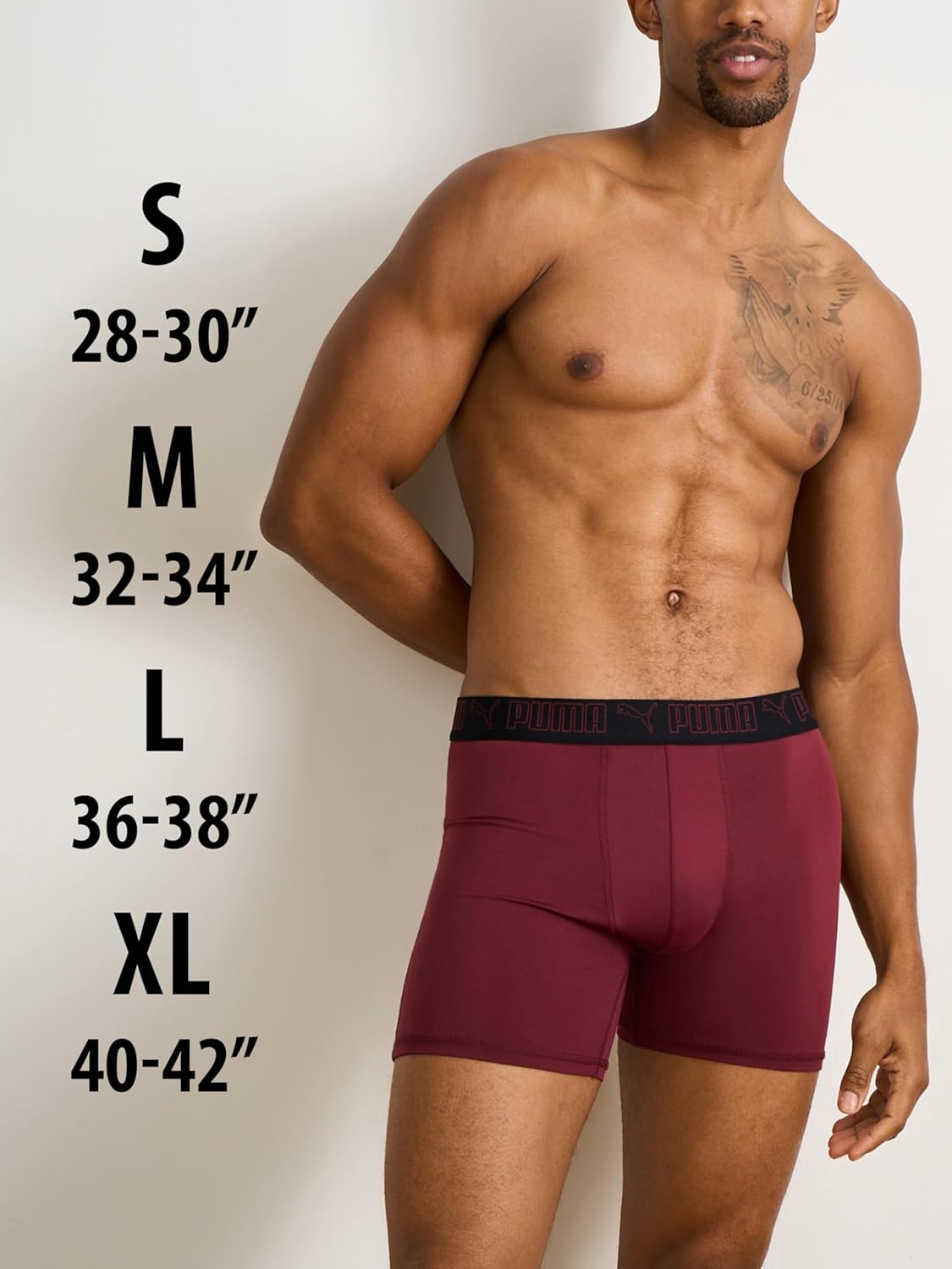 image:imagePUMA Mens 5 Pack Performance Boxer BriefsBlackBlueGrey