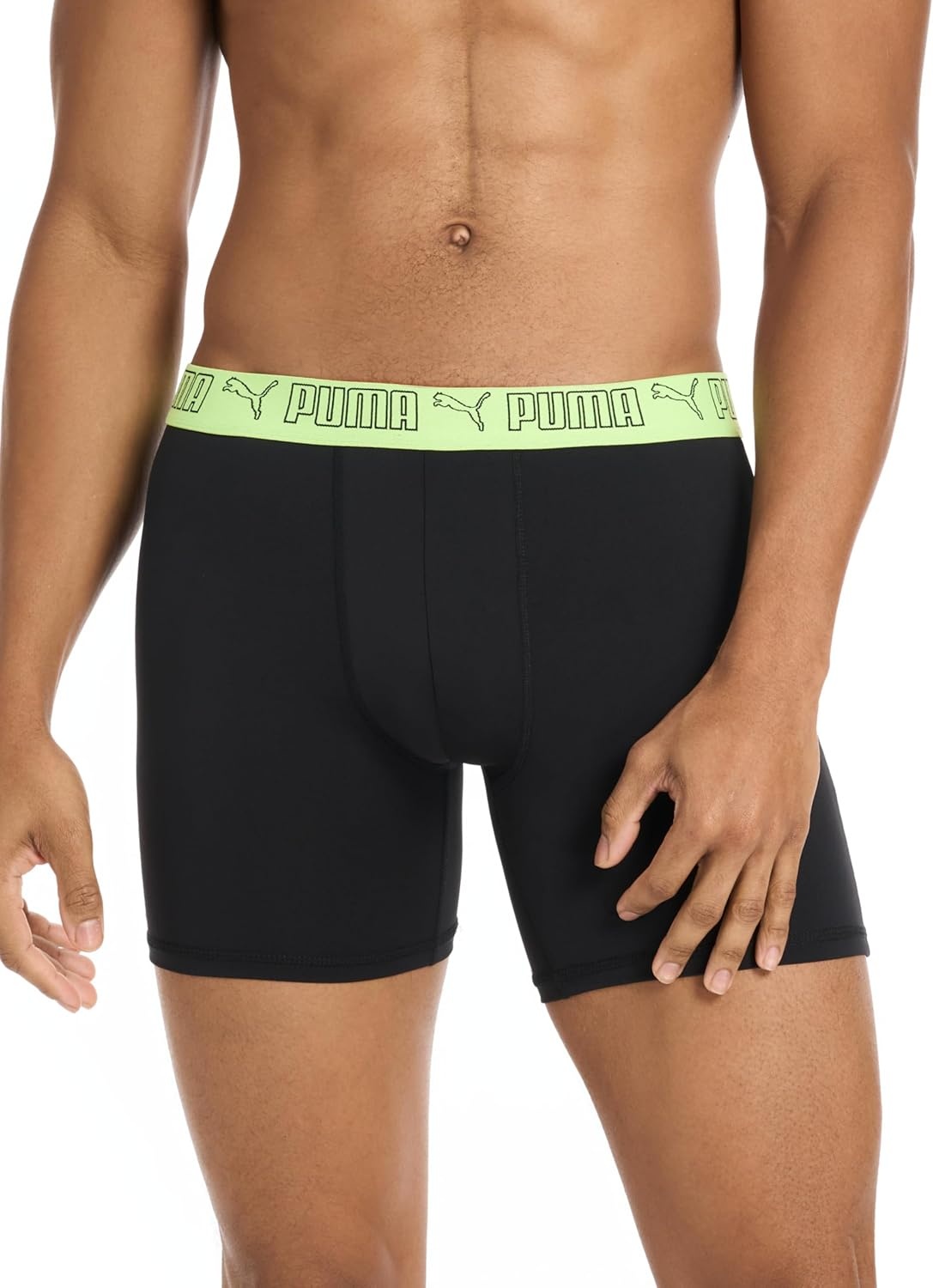 image:imagePUMA Mens 5 Pack Performance Boxer BriefsBlackGreyNavyBright