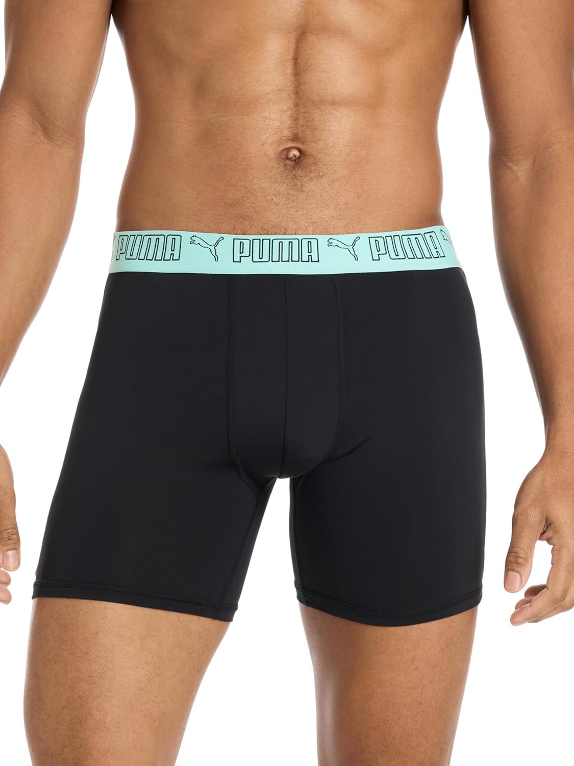 image:imagePUMA Mens 5 Pack Performance Boxer BriefsBlackGreyNavyBright